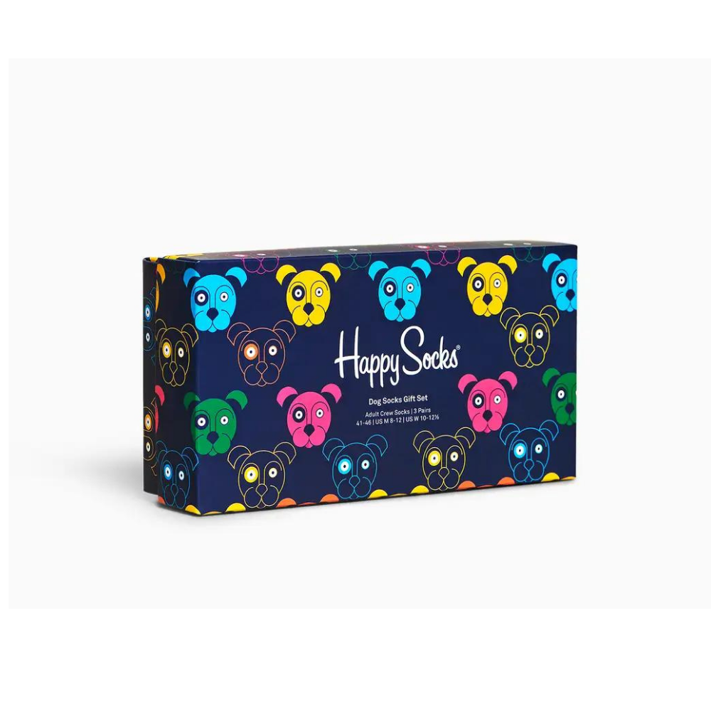 3-Pack Mixed Dog Socks Gift Set