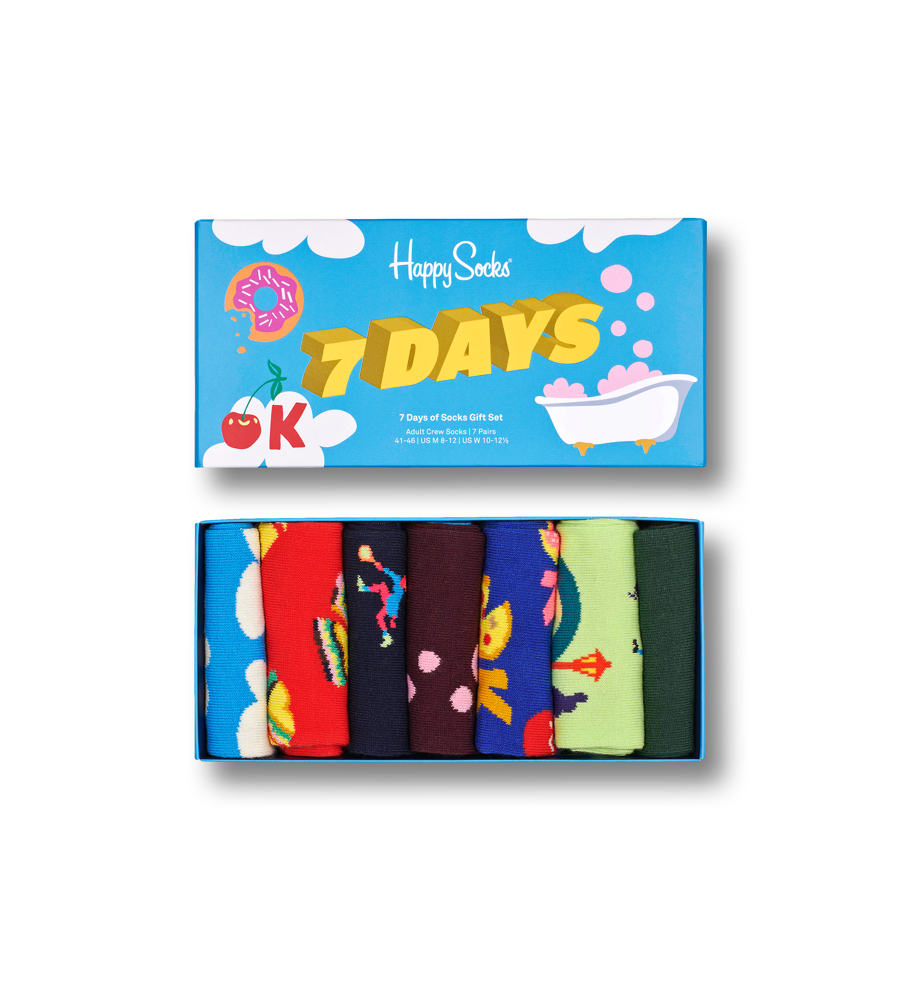 7-Pack 7 Day Socks Gift Set